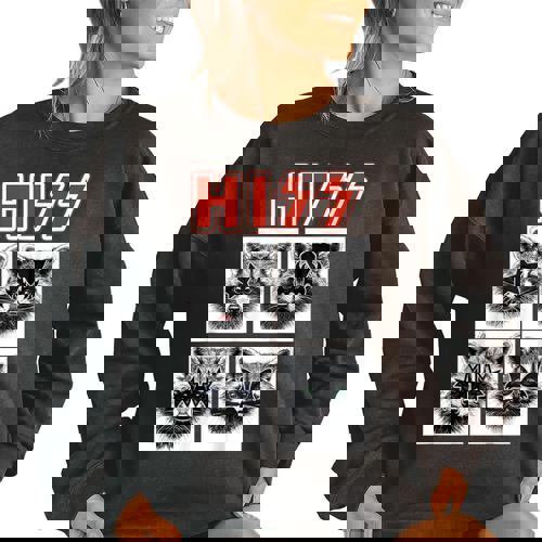 Raccoon Rock Band Oversized Unisex Sweatshirt - Music Lover's Dream - Raccsy