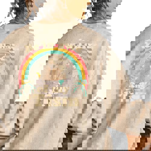 Autism Be In Awe Of My 'Tism Meme Autistic Raccoon Women's Oversized Sweatshirt Back Print - Raccsy