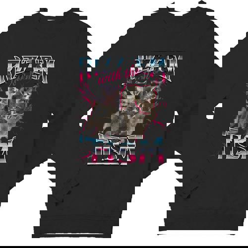 Autism Raccoon Youth Sweatshirt - Fun Meme Style for Kids - Raccsy