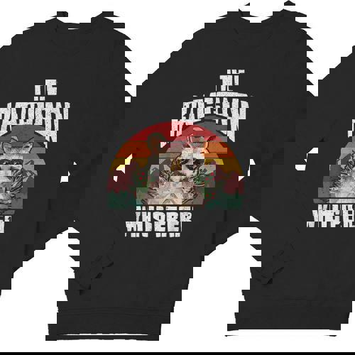 The Raccoon Whisperer Raccoon's Lover Vintage Retro Youth Crewneck Sweatshirt - Raccsy AU