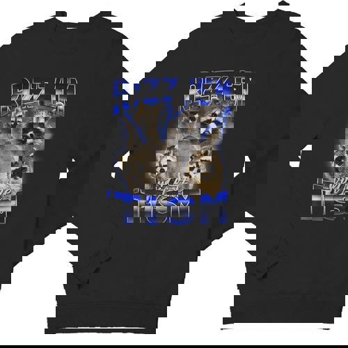 Rizz Autistic Raccoon Meme Youth Crewneck Sweatshirt - Fun Style - Raccsy