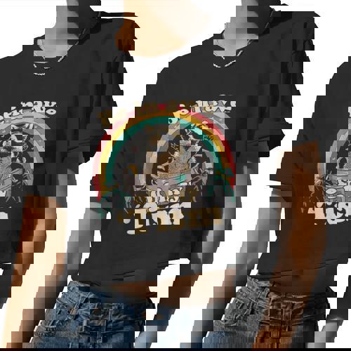 Autism Be In Awe Of My 'Tism Meme Autistic Raccoon Women Crop Top - Raccsy