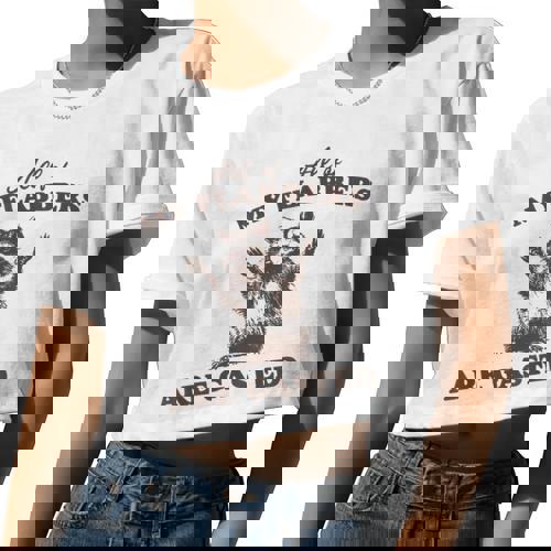 Raccoon Crop Top | Quirky Statement for Fun-Filled Days - Raccsy