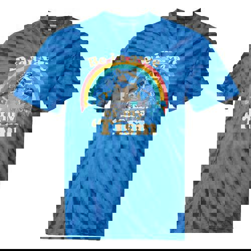 Autism Awareness Tie-Dye T-Shirt | Fun Raccoon Meme Design - Raccsy