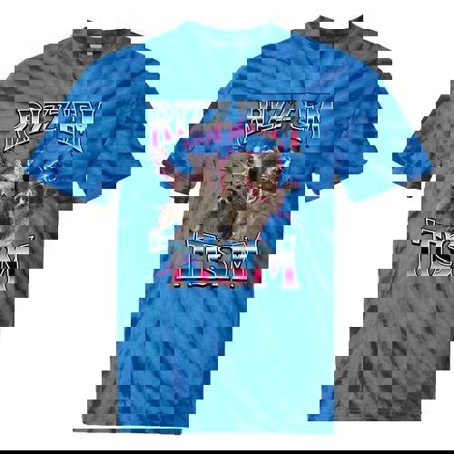 Autism Meme Tie-Dye T-Shirt | Unique Racoon Design - Raccsy