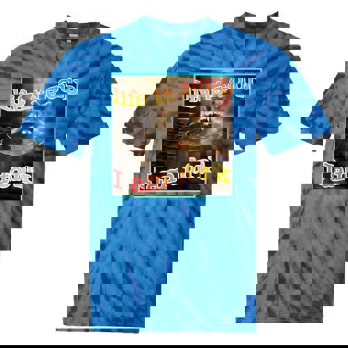 Raccoon Meme Tie-Dye T-Shirt - Oddly Specific Ironic Humor - Raccsy