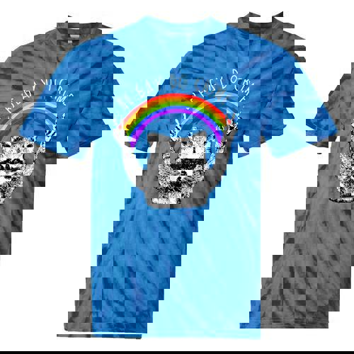 Raccoon Tie-Dye T-Shirt | LGBTQ Pride | Be Gay Do Crime Design - Raccsy