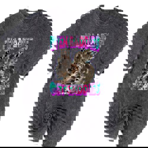 Even Baddies Get Saddies Raccoon Oddly Specific Meme Mineral Wash Tshirts - Raccsy AU
