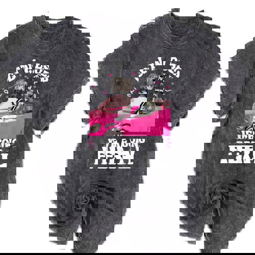 Get In Loser Meme Tee - Mineral Wash | Raccoon Opossum Vibes - Raccsy