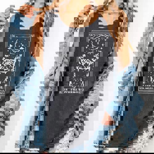 Raccoon Comfort Colors Tank Top - Moonlight Feral Era Theme - Raccsy