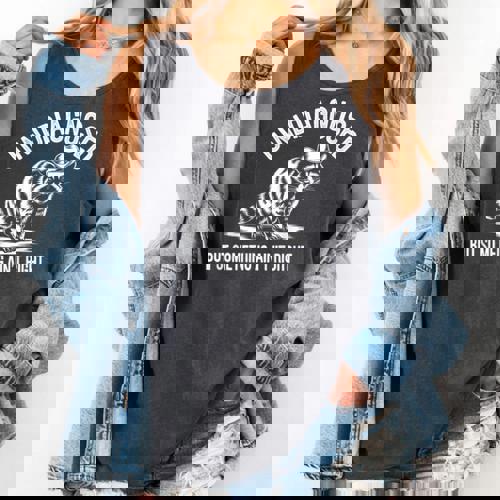 Undiagnosed Cowboy Raccoon Tank Top - Fun & Unique Comfort - Raccsy