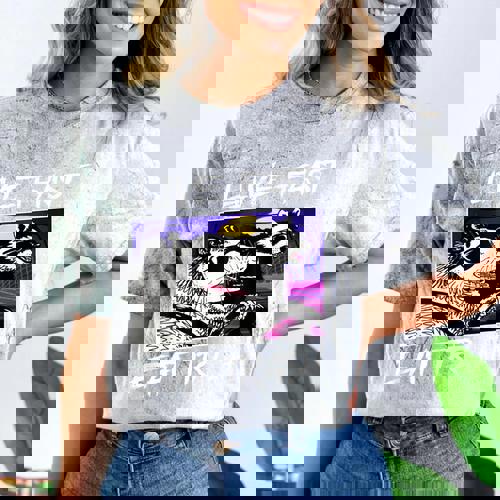 Cotton Blend Comfort T-Shirt for Street Cats & Trash Panda Fans - Raccsy