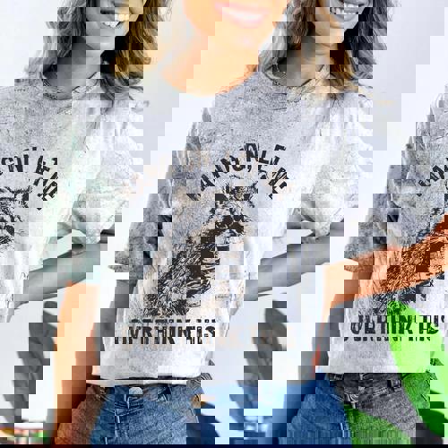 Hang On Let Me Overthink This Raccoon Sarcastic Comfort Color Blast T-Shirt - Raccsy AU