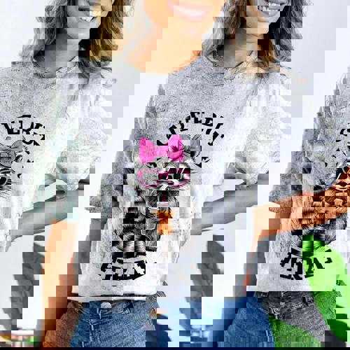 Raccoon Graphic Unisex T-Shirt - Fun Color Blast - Small Size - Raccsy