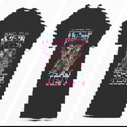 Autism Rizz Em With The Tism Meme Autistic Racoon Unisex T-Shirt - Raccsy