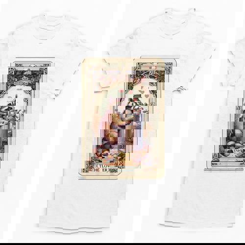 Raccoon Tarot Lover Card Unisex T-Shirt - Playful, Unique Gift - Raccsy