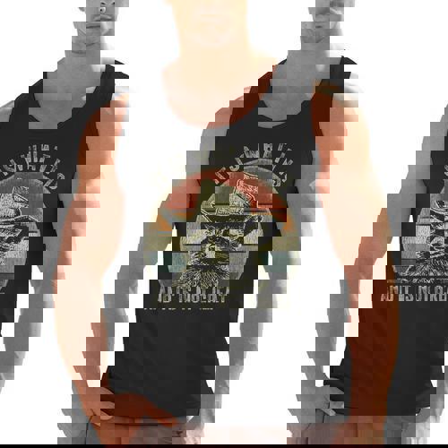 It Is What It Is And It Is Not Great Raccoon Trash Panda Men Tank Top - Raccsy AU