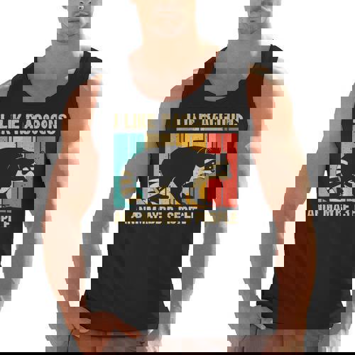 Raccoon Lover Tank Top - Introvert Style for Men & Women - Raccsy