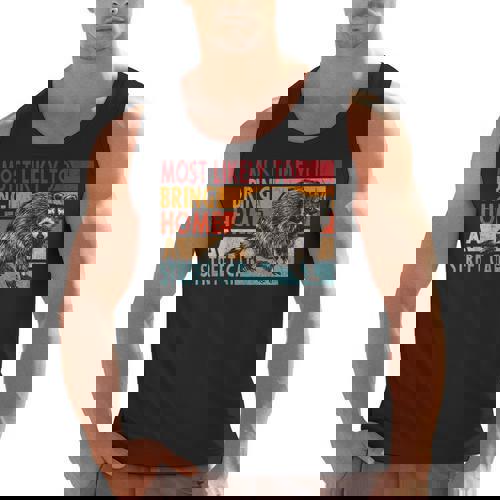 Street Cat Tank Top - Adopt & Appreciate Funny Design for Men - Raccsy