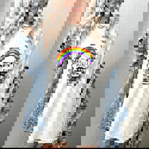 Raccoon LGBTQ Pride T-Shirt - Be Gay Do Crime Comfort Tee - Raccsy