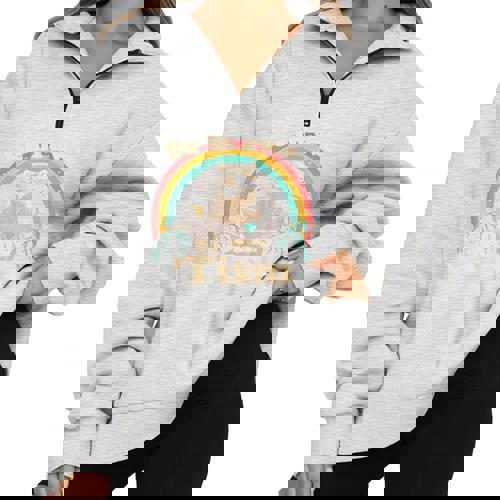 Autism Be In Awe Of My 'Tism Meme Autistic Raccoon Half Zip Oversized Sweatshirt - Raccsy AU