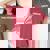 Cuisses Épaisses Et Bonnesibrations Citation Positive Amus T-shirt oversize confortable pour femme Crimson