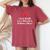 J'aimeraiment Les Bitcoins Et Les Dollars D'accord Trading Amusant T-shirt oversize confortable pour femme Crimson
