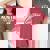 Promoted To Auntie Est 2025 Soon To Be New Aunt Baby Reveal Women's Oversized Comfort T-Shirt Crimson