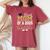 Proud Mom Of A 2025 Graduate Mom Graduation 2025 Mother Women's Oversized Comfort T-Shirt Crimson