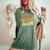 In My Scout Mom Era Scout Mom Vintage Women's Oversized Comfort T-Shirt Moss