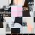 Auntie Of The Birthday Pink Girl Matching Family Women's Oversized Comfort T-Shirt Black