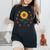 Multiple Sclerosis Awareness Sunflower Ms Warrior Support Camiseta extragrande cómoda para mujer Black