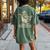 Vintage Cowboy Raccoon Women's Oversized T-Shirt | Western Humor Moss