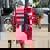 Raccoon Girl Summer Oversized Women's T-Shirt - Cute & Funny Back Print Crimson Raccoon Girl Summer Oversized Women's T-Shirt - Cute & Funny Back Print Crimson