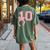 Birthday Girl Pink Coquette Bow 10 Year Old Aesthetic Girly Women's Oversized Comfort T-Shirt Back Print Moss