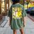 Mom Of Both Baseball Softball Coquette Baseball Women's Oversized Comfort T-Shirt Back Print Moss