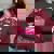 Get In Loser Women's Oversized Sweatshirt - Feral Raccoon Fun Maroon Get In Loser Women's Oversized Sweatshirt - Feral Raccoon Fun Maroon
