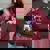 In My Feral Era Raccoon Meme Women's Oversized Sweatshirt - Cozy & Fun Maroon In My Feral Era Raccoon Meme Women's Oversized Sweatshirt - Cozy & Fun Maroon