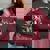 Let's Get Trashed Oversized Sweatshirt - Raccoon & Opossum Fun for Women Maroon