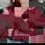 Raccoon Oversized Sweatshirt - Fun & Cozy for Women Maroon Raccoon Oversized Sweatshirt - Fun & Cozy for Women Maroon