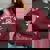 Raccoon Trash Panda Gym Sweatshirt - Relaxed Fit for Women Maroon Raccoon Trash Panda Gym Sweatshirt - Relaxed Fit for Women Maroon