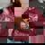 Raccoon 'Trash Panda' Women's Oversized Sweatshirt - Fun & Cozy Maroon Raccoon 'Trash Panda' Women's Oversized Sweatshirt - Fun & Cozy Maroon