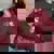 Racoonicorn Trash Panda Raccoon With Unicorn Horn Women's Oversized Sweatshirt Maroon Racoonicorn Trash Panda Raccoon With Unicorn Horn Women's Oversized Sweatshirt Maroon