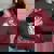Retro Raccoon Rock Music Men Kids Women Raccoon Women's Oversized Sweatshirt Maroon Retro Raccoon Rock Music Men Kids Women Raccoon Women's Oversized Sweatshirt Maroon