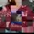 Rizz Women's Oversized Sweatshirt - Autistic Raccoon Meme Maroon Rizz Women's Oversized Sweatshirt - Autistic Raccoon Meme Maroon