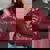 Sarcastic Raccoon Lover's Oversized Sweatshirt for Women - Fun & Quirky Maroon Sarcastic Raccoon Lover's Oversized Sweatshirt for Women - Fun & Quirky Maroon