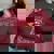 Strawberry Jams But My Don't Raccoon Women's Oversized Sweatshirt Maroon Strawberry Jams But My Don't Raccoon Women's Oversized Sweatshirt Maroon