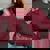 Sweet But Will Throw Hands Raccoon Sarcastic Women's Oversized Sweatshirt Maroon Sweet But Will Throw Hands Raccoon Sarcastic Women's Oversized Sweatshirt Maroon