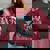 Three Racoon Moon 3 Racoon Moon Cursed Meme Women's Oversized Sweatshirt Maroon Three Racoon Moon 3 Racoon Moon Cursed Meme Women's Oversized Sweatshirt Maroon