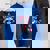 Cute But Feral Girl Summer Raccoon Funny Women Women's Oversized Sweatshirt Royal Blue